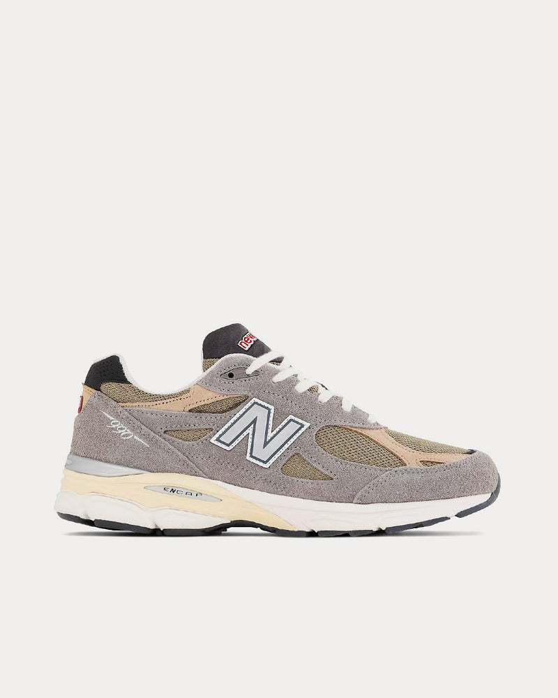 New Balance MADE in USA 990v3 Marblehead with Incense Low Top Sneakers - 1