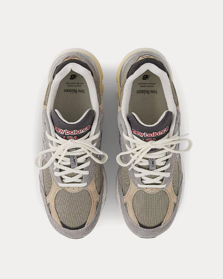 New Balance MADE in USA 990v3 Marblehead with Incense Low Top Sneakers - 2