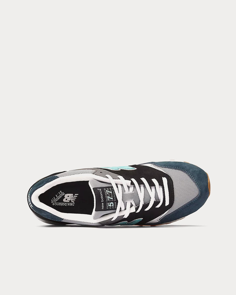 New Balance Made in UK 577 Black with Grey Low Top Sneakers - 2