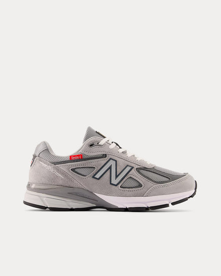 New Balance Made in US 990v4 Grey Low Top Sneakers - 1
