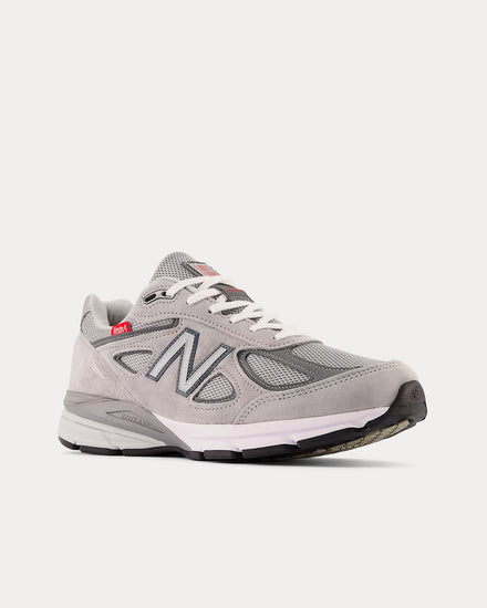 New Balance Made in US 990v4 Grey Low Top Sneakers - 3