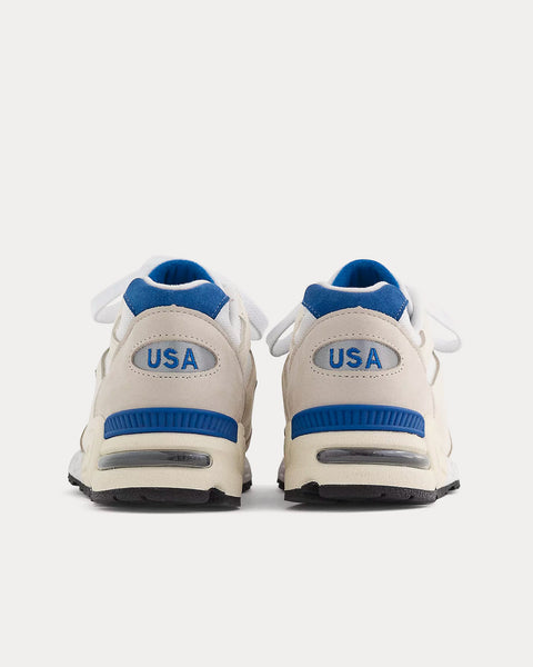Made in USA 990v2 White / Blue Low Top Sneakers