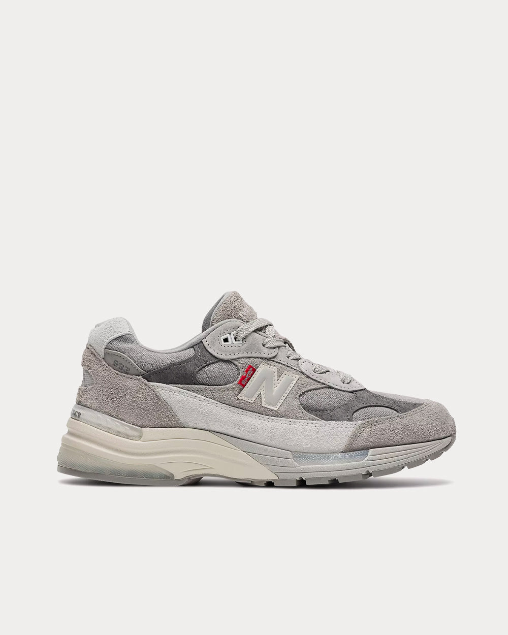 New Balance Men's Made in USA 992 Levi's Grey Low Top Sneakers