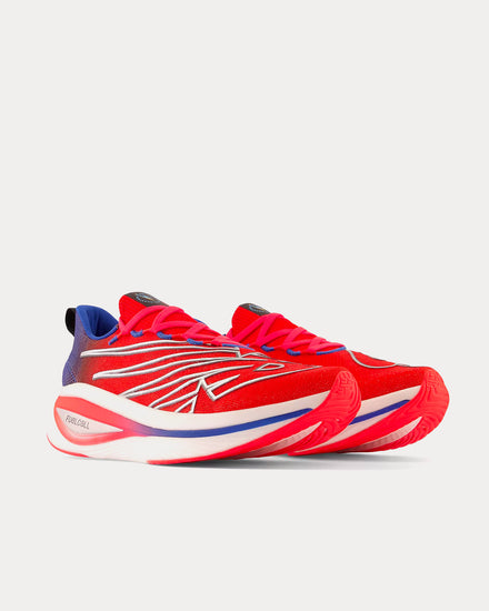 New Balance NYC Marathon Fuel Cell SC Elite V3 Electric Red / Cobalt Running Shoes - 3