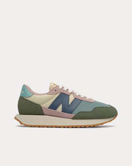 New Balance 237 Norway Spruce with Storm Blue Low Top Sneakers - 1
