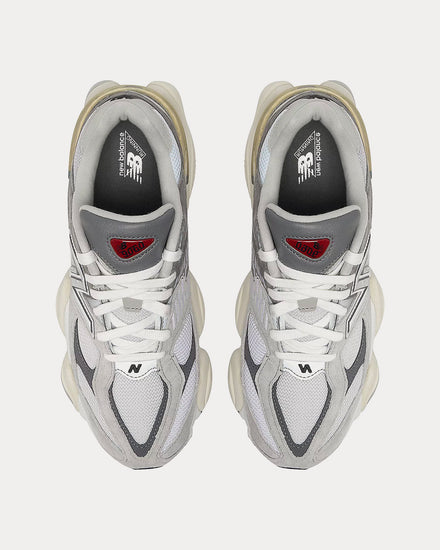 New Balance 9060 Rain Cloud with Castlerock & White Low Top Sneakers - 2