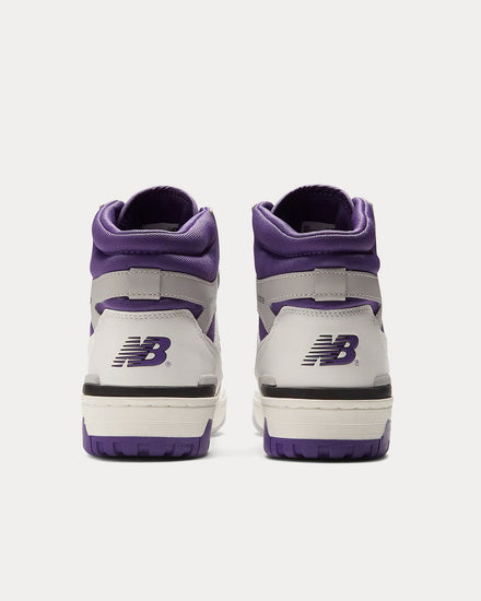 New Balance 650 White / Interstellar / Raincloud High Top Sneakers - 4