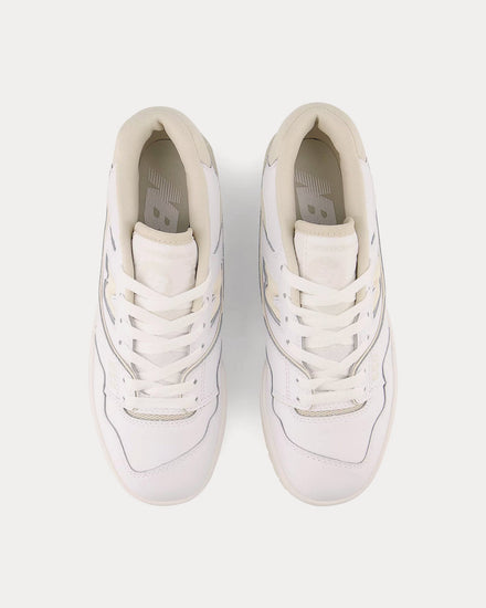 New Balance 550 White with Silver Birch Low Top Sneakers - 2