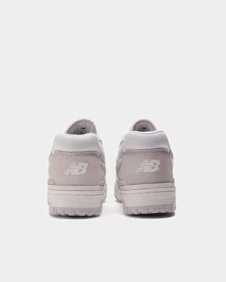 New Balance 550 White with Summer Fog & Rain Cloud Low Top Sneakers - 4
