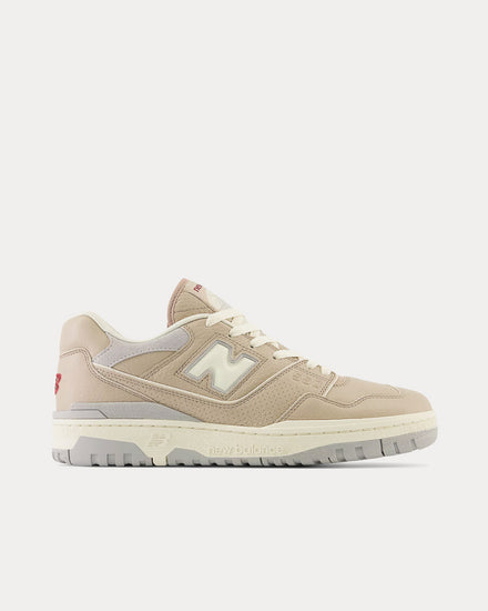New Balance BB550 Driftwood with Turtledove & Concrete Low Top Sneakers - 1