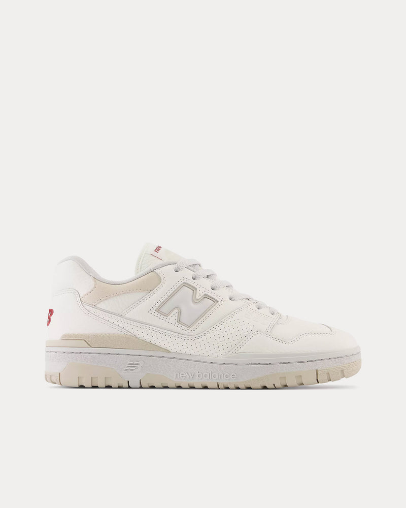 New Balance BB550 Sea Salt with Grey Matter & Timberwolf Low Top Sneakers - 1