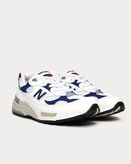 New Balance M992 White / Blue Low Top Sneakers - 2