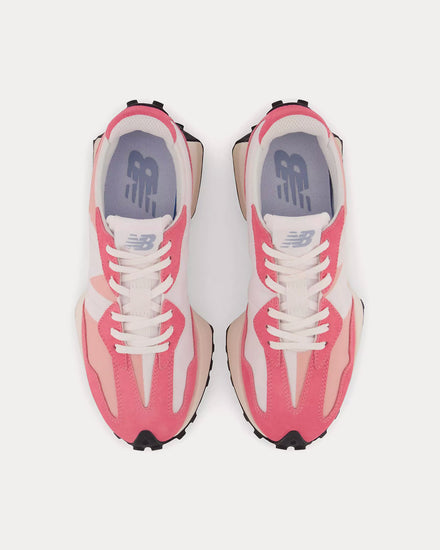 【New Balance】327 Natural Pink Men’s Women’s Sneakers New Balance Women's 327 Natural Pink with White Grey Low Top