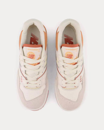 New Balance 550 White / Au Lait Low Top Sneakers - 2