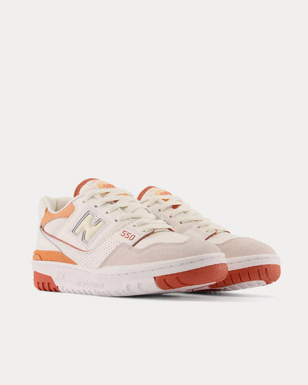 New Balance 550 White / Au Lait Low Top Sneakers - 3