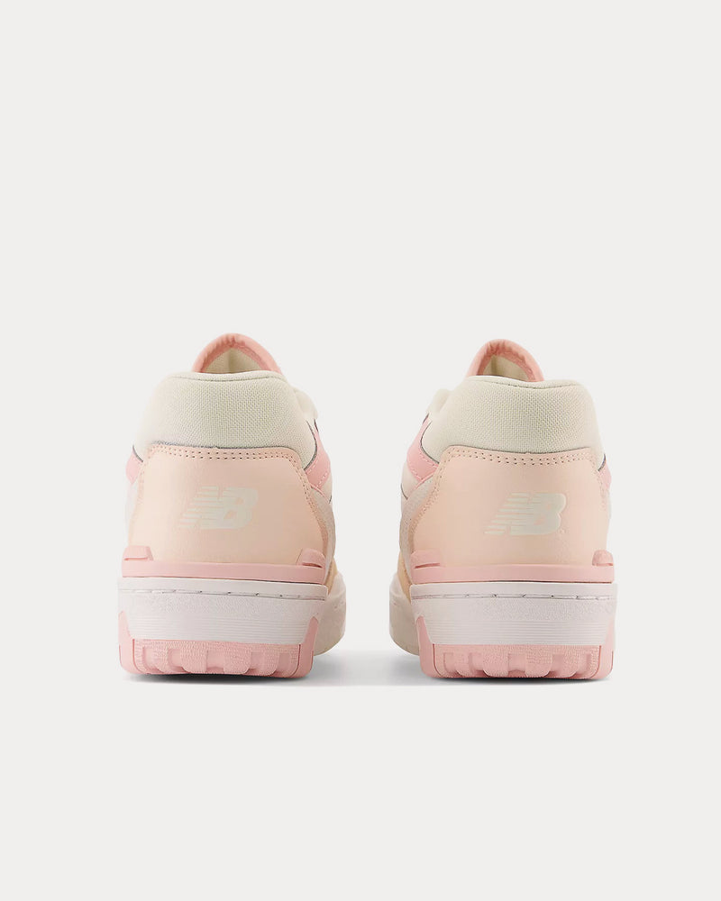 New Balance 550 White / Pink Low Top Sneakers - 4