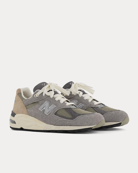 New Balance MADE in USA 990v2 Marblehead with Incense Low Top Sneakers - 3