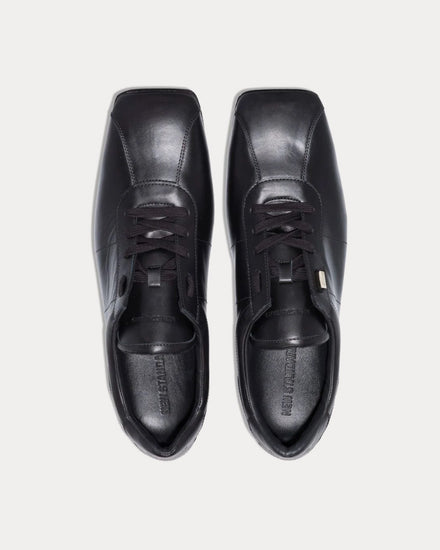 New Standard Change Leather Black Low Top Sneakers - 2