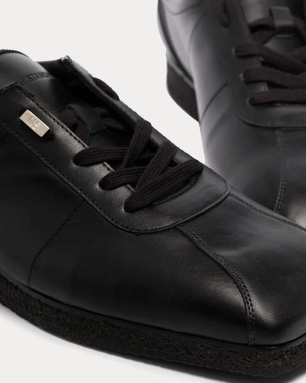 New Standard Change Leather Black Low Top Sneakers - 3