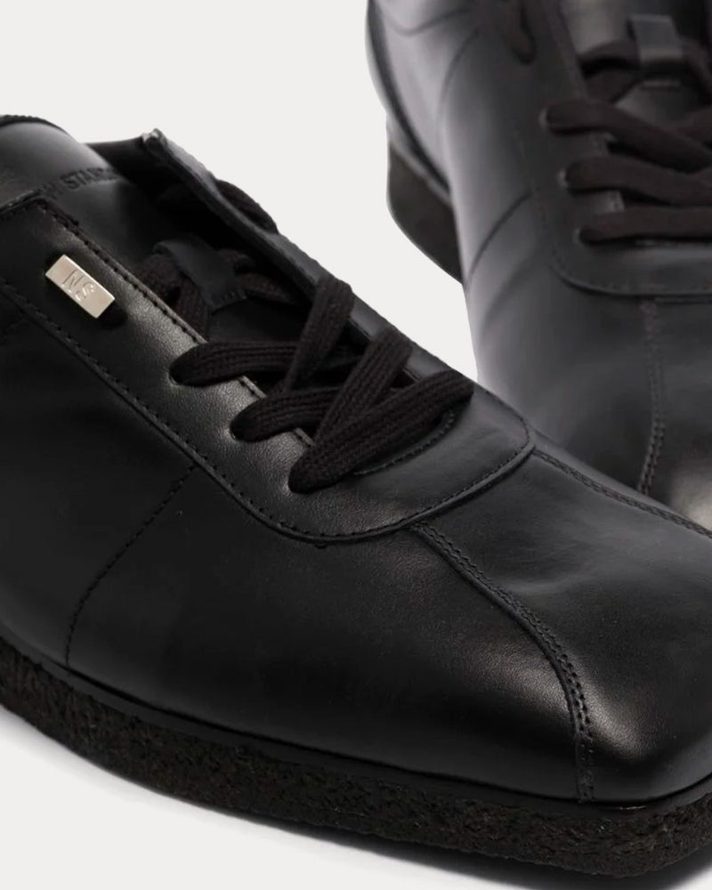New Standard Change Leather Black Low Top Sneakers - 3