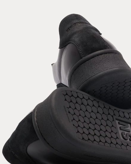 New Standard Reform Leather Black Low Top Sneakers - 3