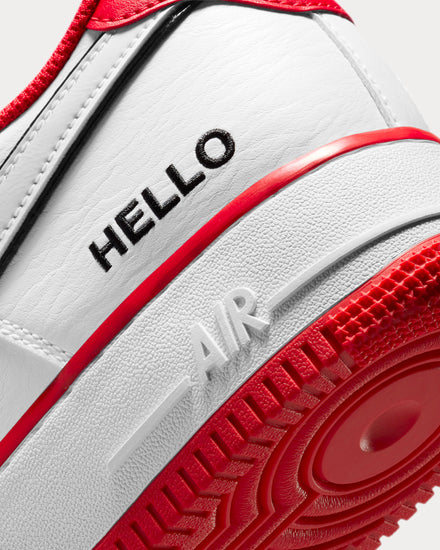 Nike Air Force 1 '07 LX White / University Red Low Top Sneakers - 6