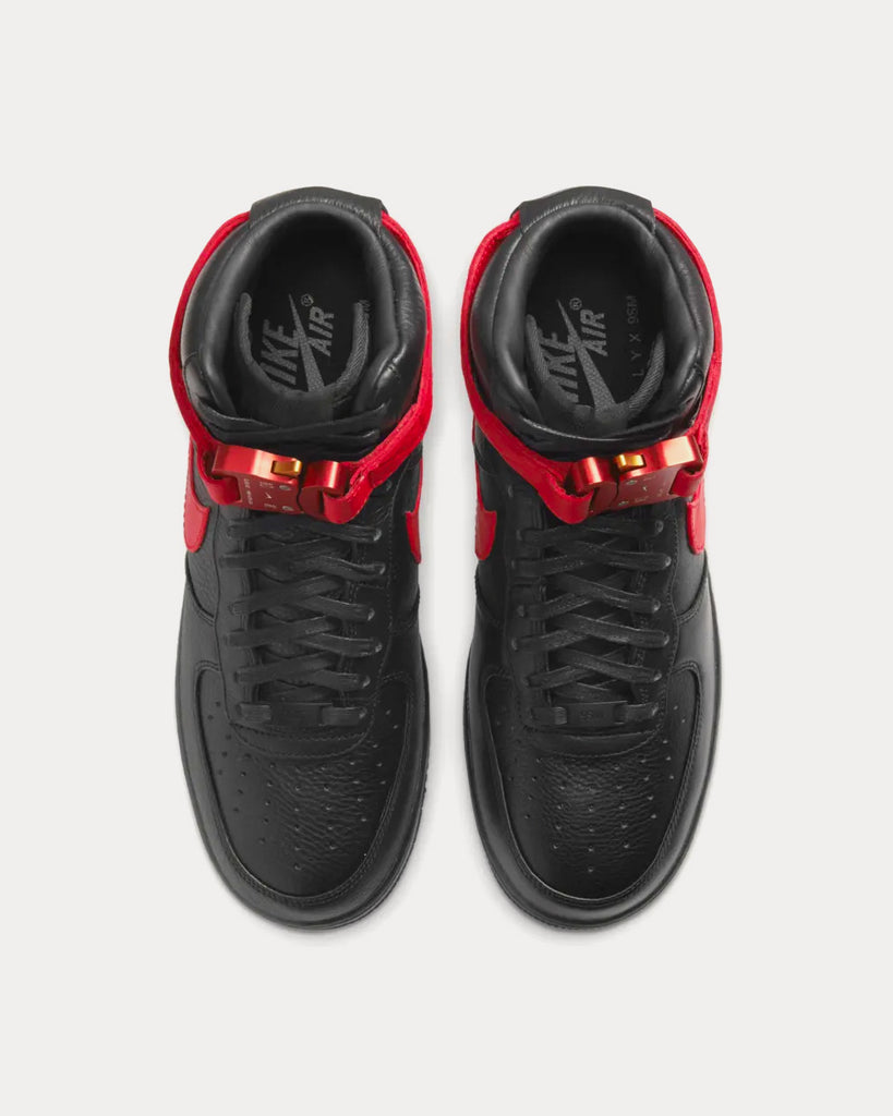 Nike Air Force 1 High - University Red - Black 