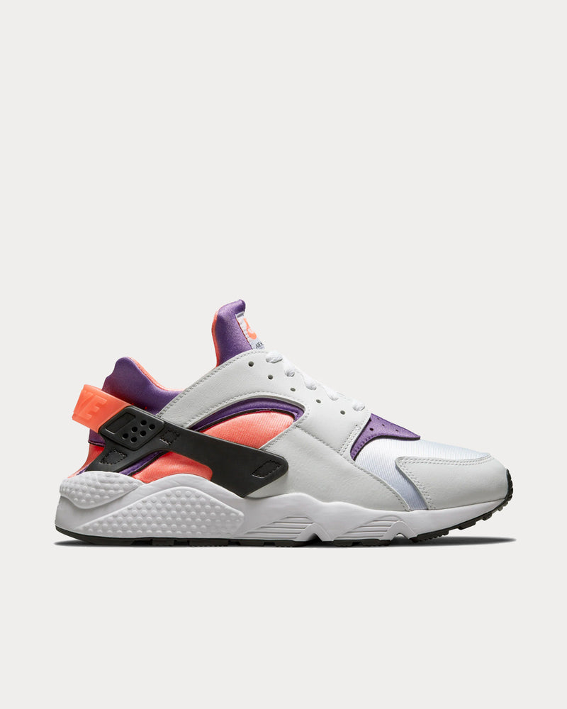 Nike Air Huarache White / Purple / Mango / Black Low Top Sneakers - 1