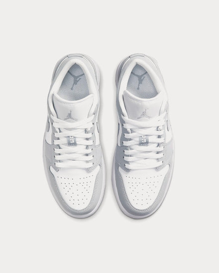 Jordan Air Jordan 1 Low White / Aluminium / Wolf Grey Low Top Sneakers - 3