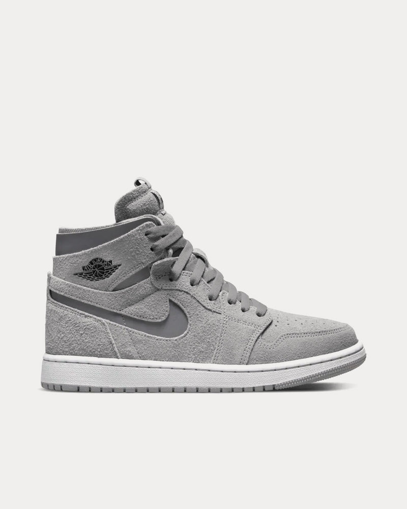 Jordan Air Jordan 1 Zoom Air CMFT Medium Grey High Top Sneakers - 1