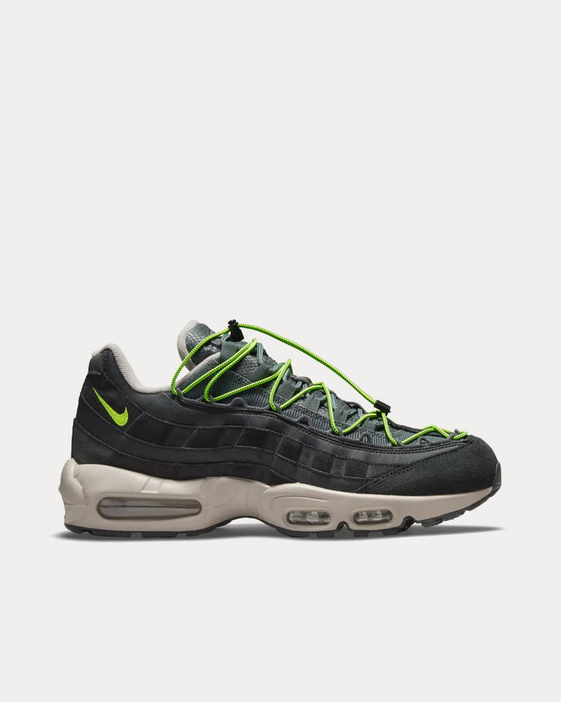 Nike Men's Air Max 95 Off-Noir and Volt Low Top Sneakers Trainers