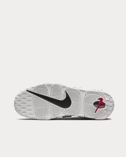 Nike Air More Uptempo White / Black / University Gold / University Red High Top Sneakers - 4