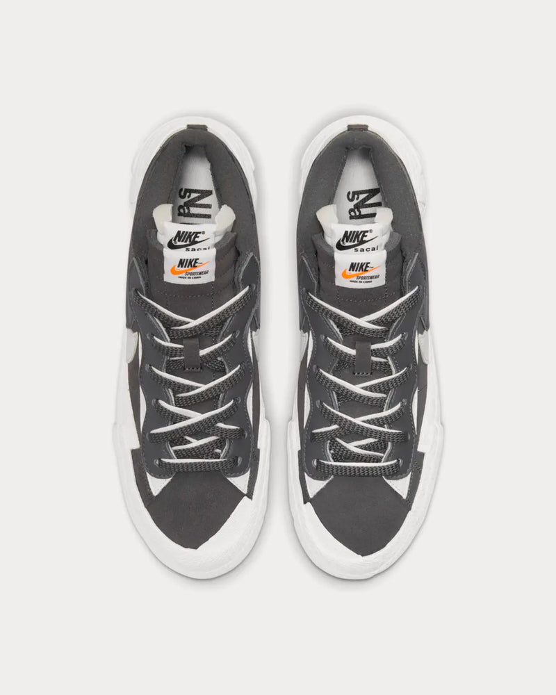 Nike x Sacai Blazer Low Iron Grey Low Top Sneakers - 2