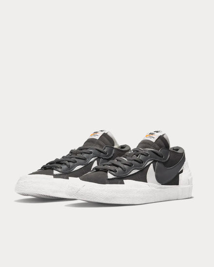 Nike x Sacai Blazer Low Iron Grey Low Top Sneakers - 3