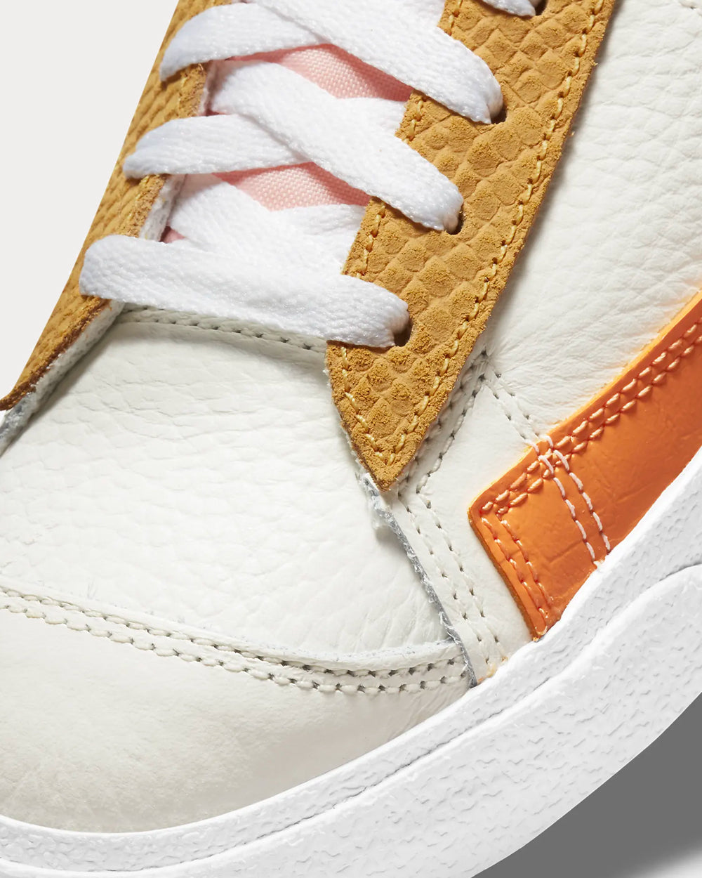 Nike blazer mid orange high top trainers outlet