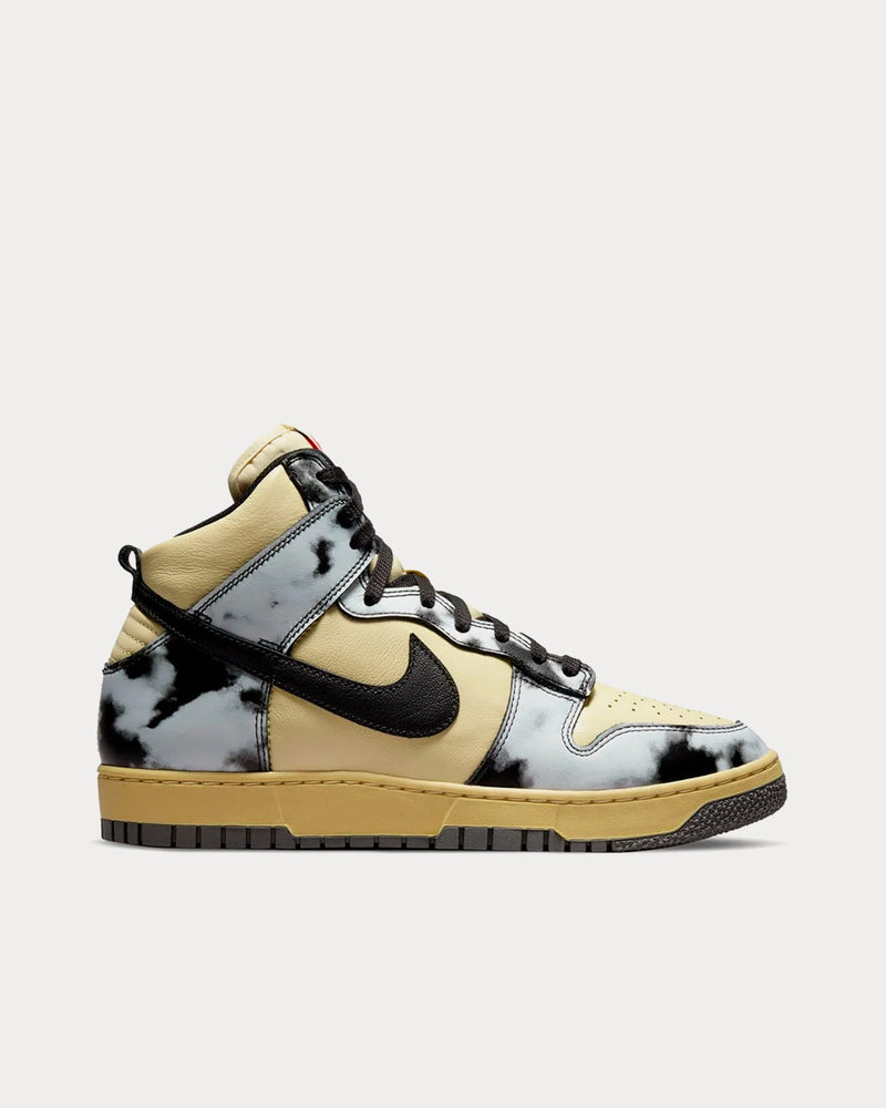 Nike Men's Dunk Hi 1985 SP Lemon Drop / Black / Gold High Top