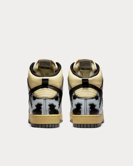 Nike Men's Dunk Hi 1985 SP Lemon Drop / Black / Gold High Top Sneakers