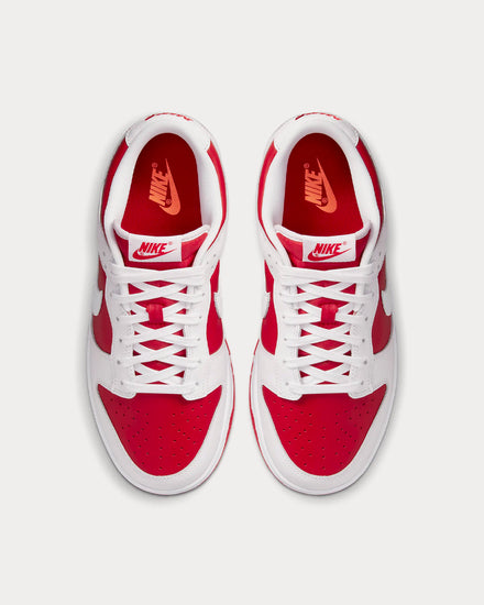Nike Dunk Low Retro University Red / Total Orange / White Low Top Sneakers - 2
