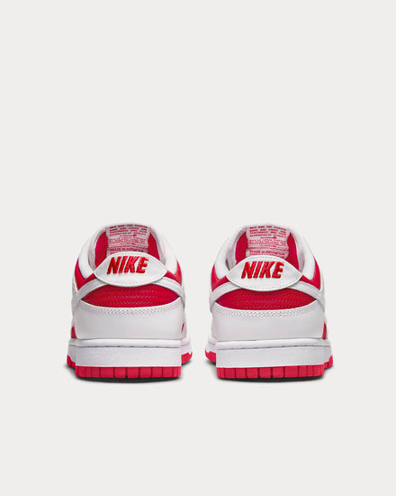 Nike Dunk Low Retro University Red / Total Orange / White Low Top Sneakers - 4