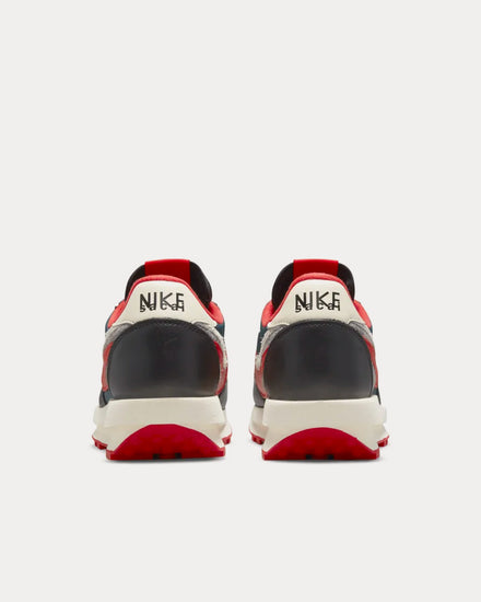 Nike x Sacai x UNDERCOVER LDWaffle Midnight Spruce and University Red Low Top Sneakers - 4