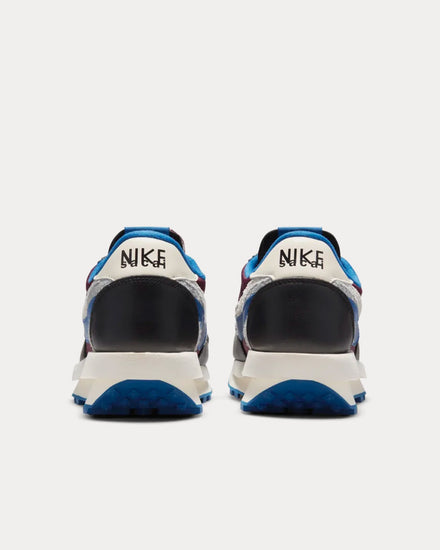 Nike x Sacai x UNDERCOVER LDWaffle Night Maroon and Team Royal Low Top Sneakers - 4