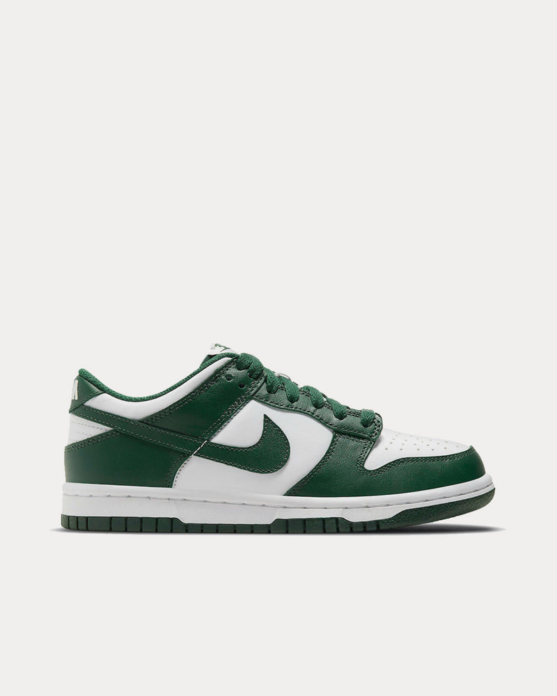 Nike Dunk Low Retro ‘Michigan State’ White / Team Green Low Top Sneakers - 1
