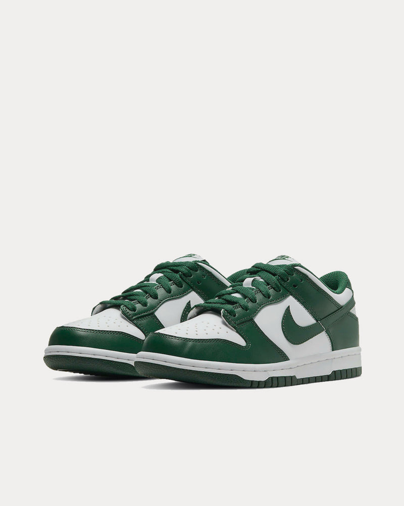 Nike Dunk Low Retro ‘Michigan State’ White / Team Green Low Top Sneakers - 2