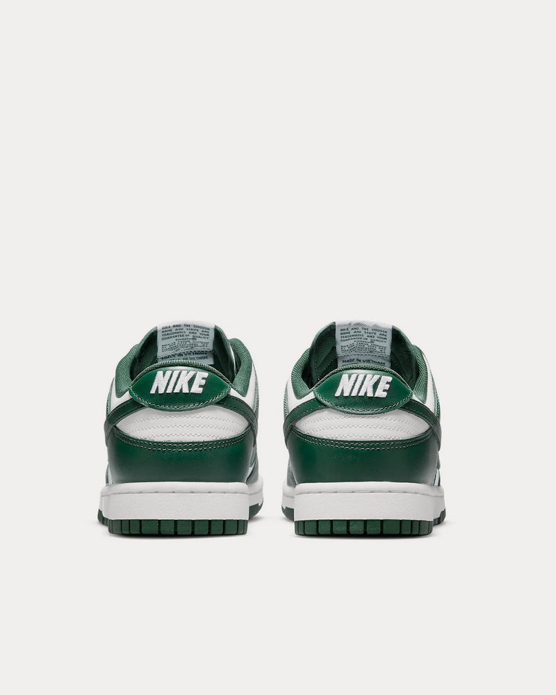 Nike Dunk Low Retro ‘Michigan State’ White / Team Green Low Top Sneakers - 3
