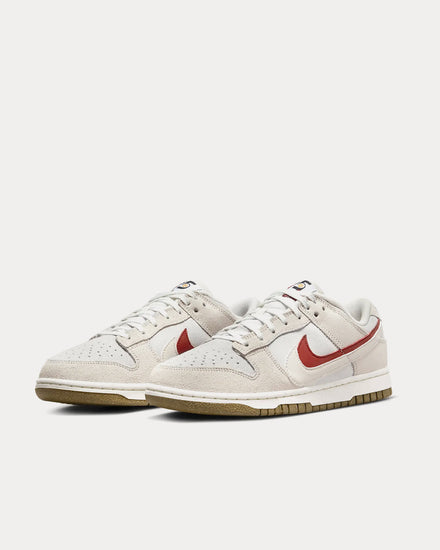 Nike Dunk Low SE Summit White / Cinnabar / Off-Noir / Phantom Low Top Sneakers - 3