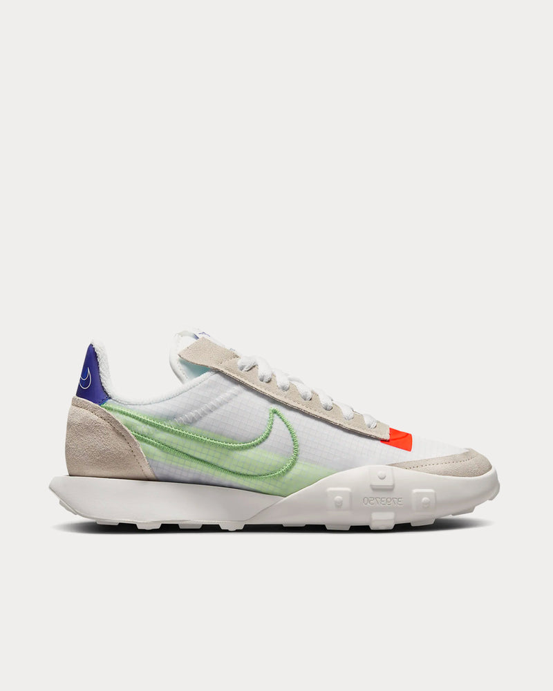 Nike Waffle Racer 2X Desert Sand / Summit White / Hyper Crimson / Mean Green Running Shoes - 1