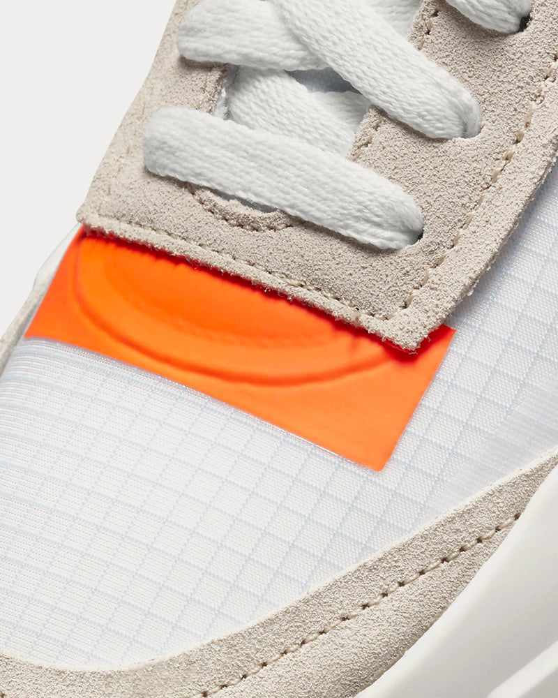 Nike Waffle Racer 2X Desert Sand / Summit White / Hyper Crimson / Mean Green Running Shoes - 6