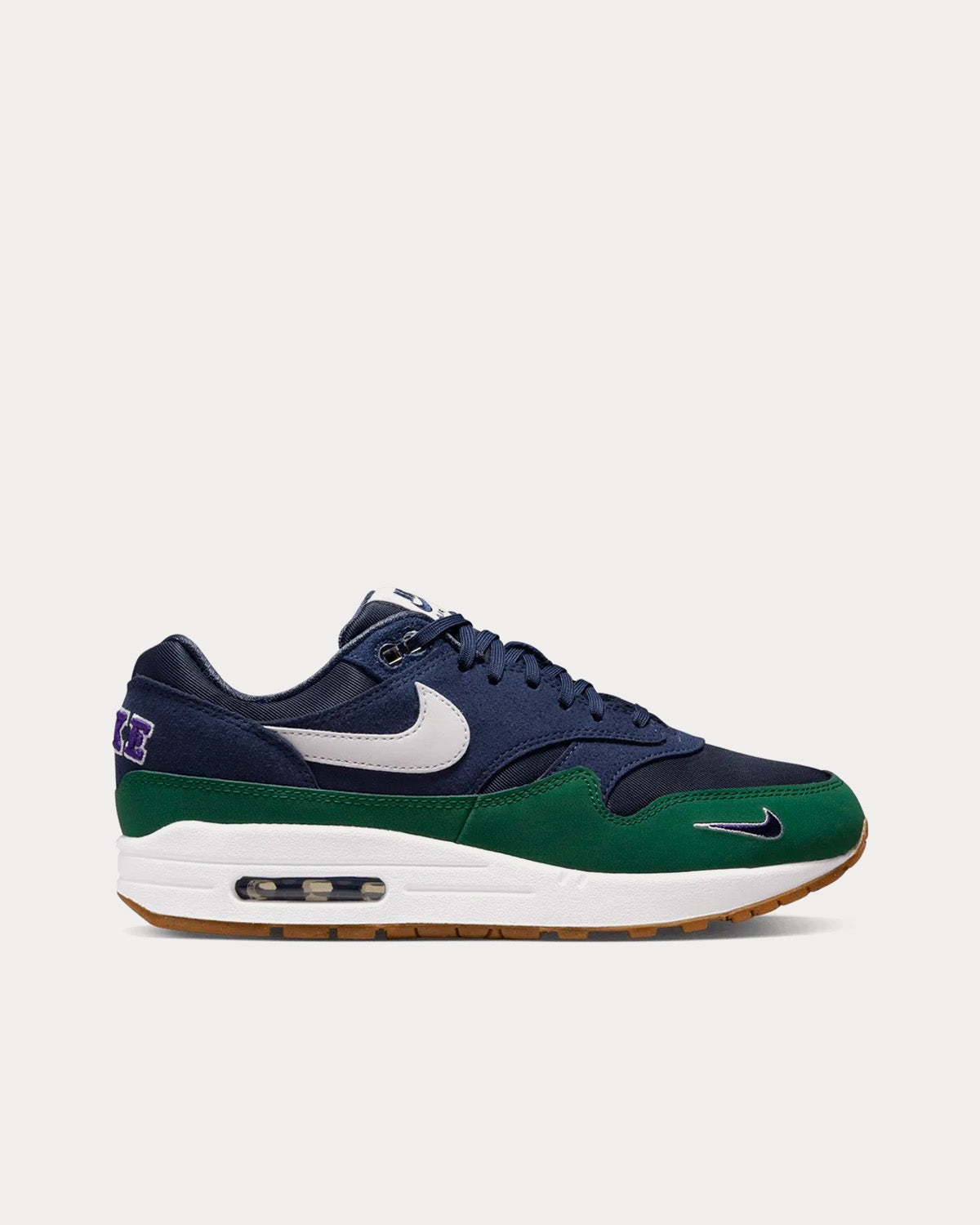 corruptie Toneelschrijver Onbelangrijk Nike Air Max 1 '87 QS Obsidian White / Midnight Navy / Gorge Green Low Top  Sneakers - Sneak in Peace