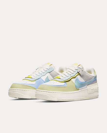 Nike AF-1 Shadow Sail / Light Marine / Olive Aura / Ocean Cube Low Top Sneakers - 3