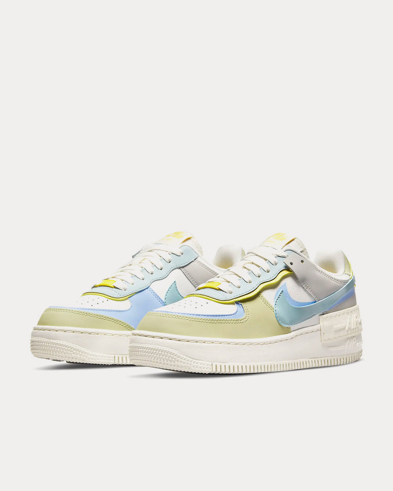 Nike AF-1 Shadow Sail / Light Marine / Olive Aura / Ocean Cube Low Top Sneakers - 3